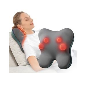 Bob and Brad Back Massager+Remote Neck Electric Shiatsu Pillow For Neck Shoulder